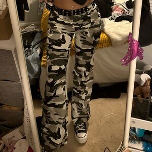 That’s So Fetch Bootcut Camo Pants